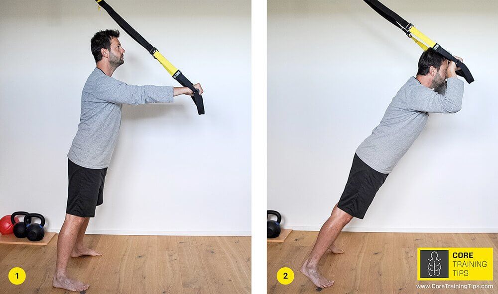 TRX triceps workout